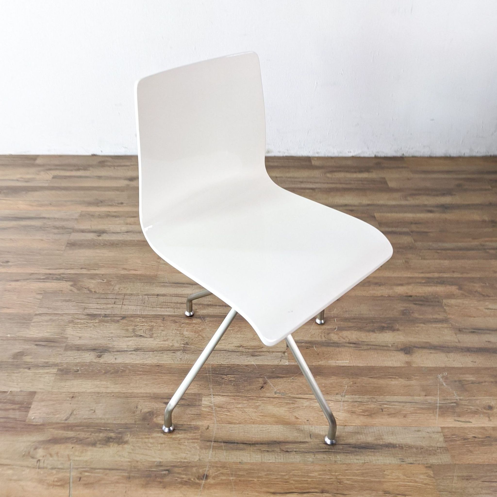 CB2 White Desk Chair - image 0