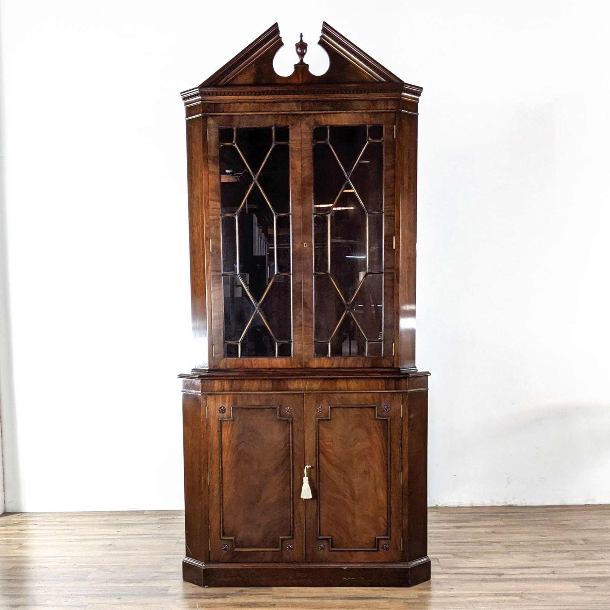Custom Made Corner Hutch from England - image 0
