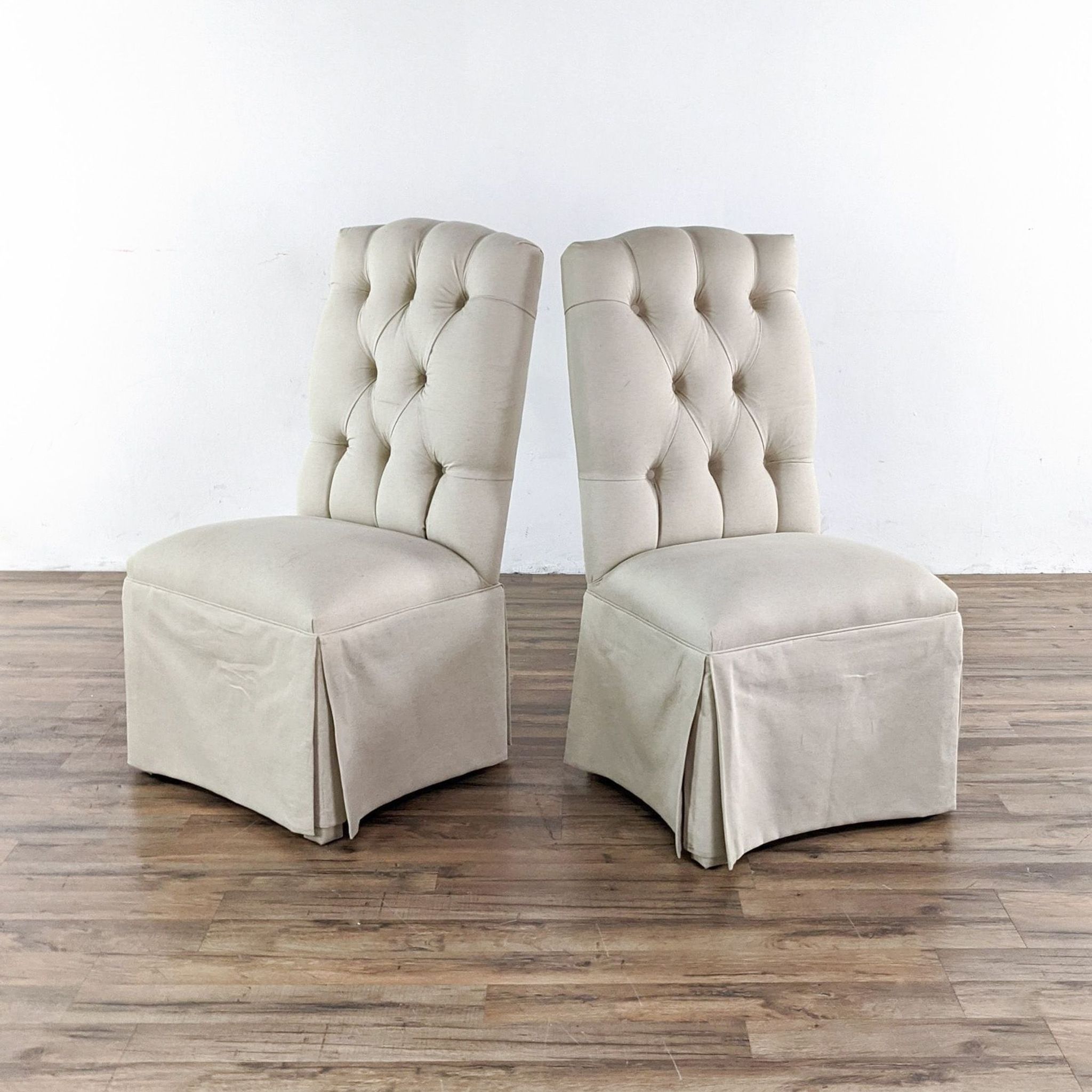 Pair of Ballard Designs Armless Chairs - image 0