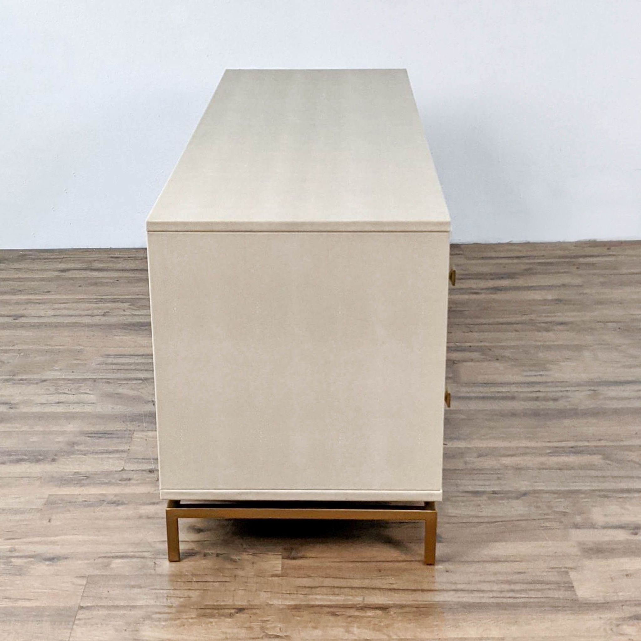 Ivory Shagreen Embossed Low Dresser | CB2 - $743 | Kashew | Kashew