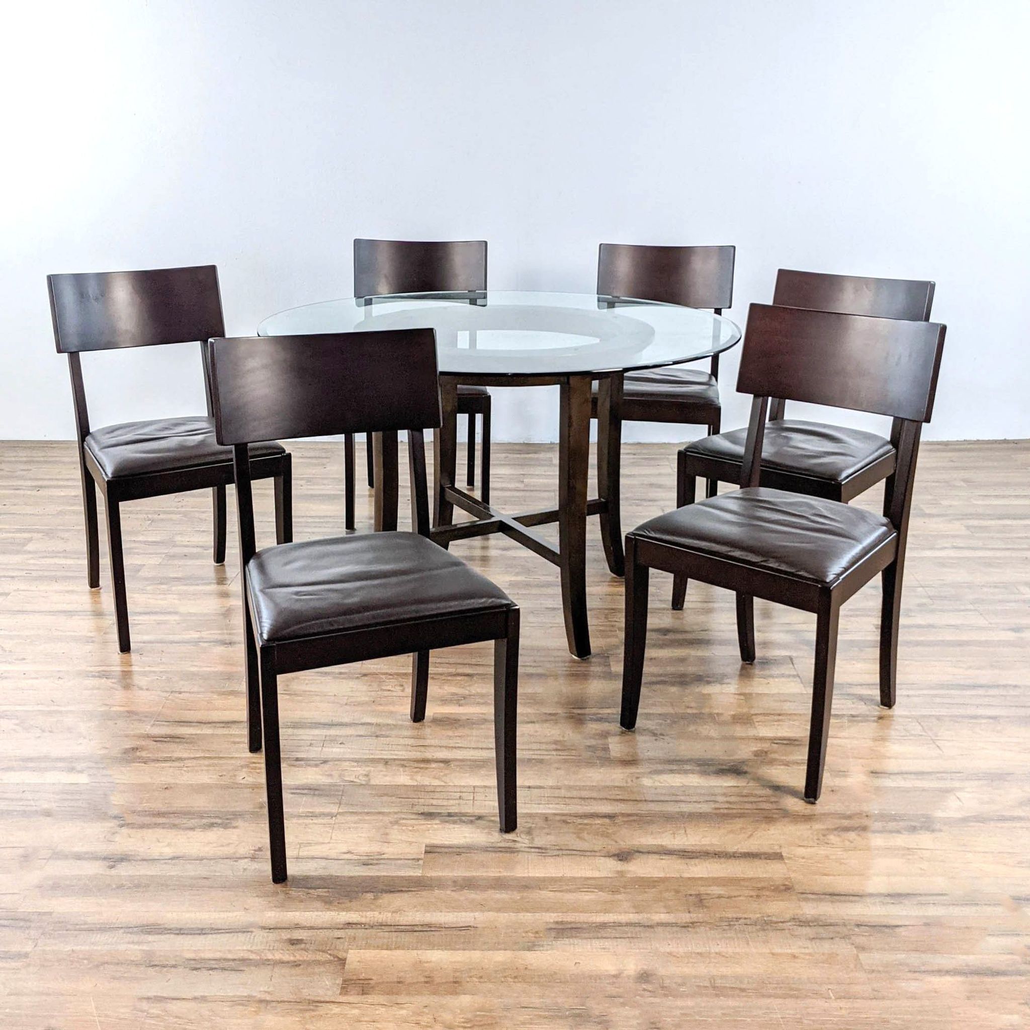 Crate and Barrel Seven Piece Dining Set - image 0
