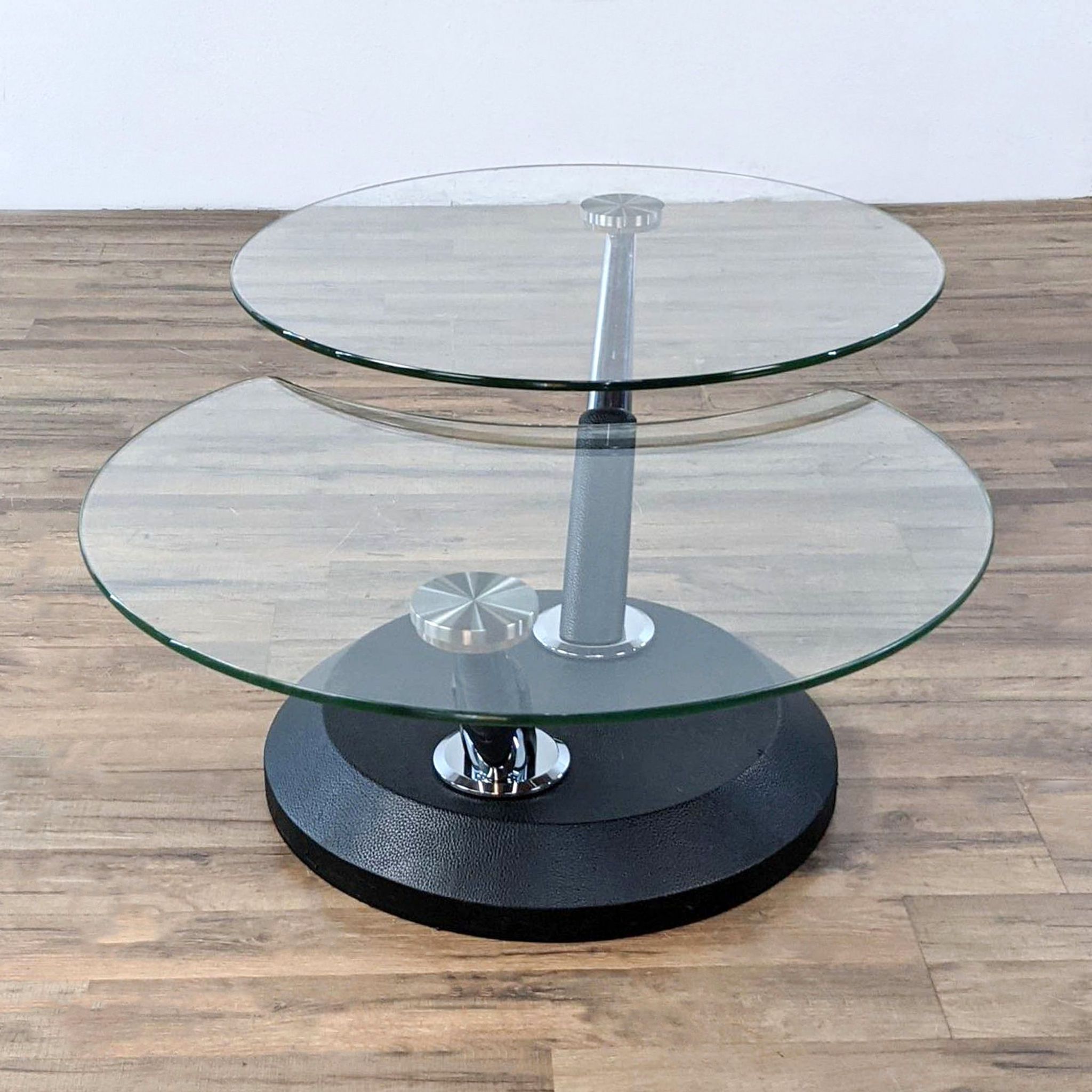 Magnussen Furniture Modesto Metal and Glass Swivel Cocktail Table - image 0