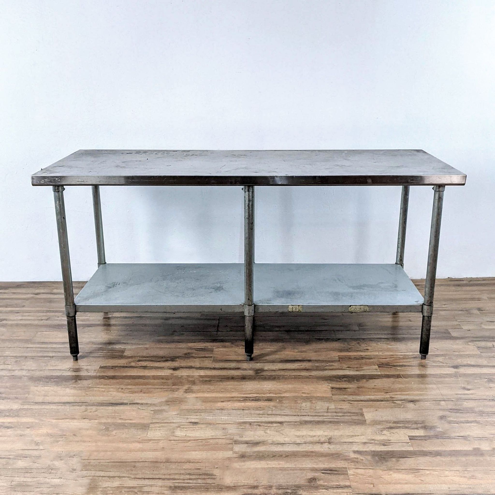 Metal Restaurant Work Table - image 0