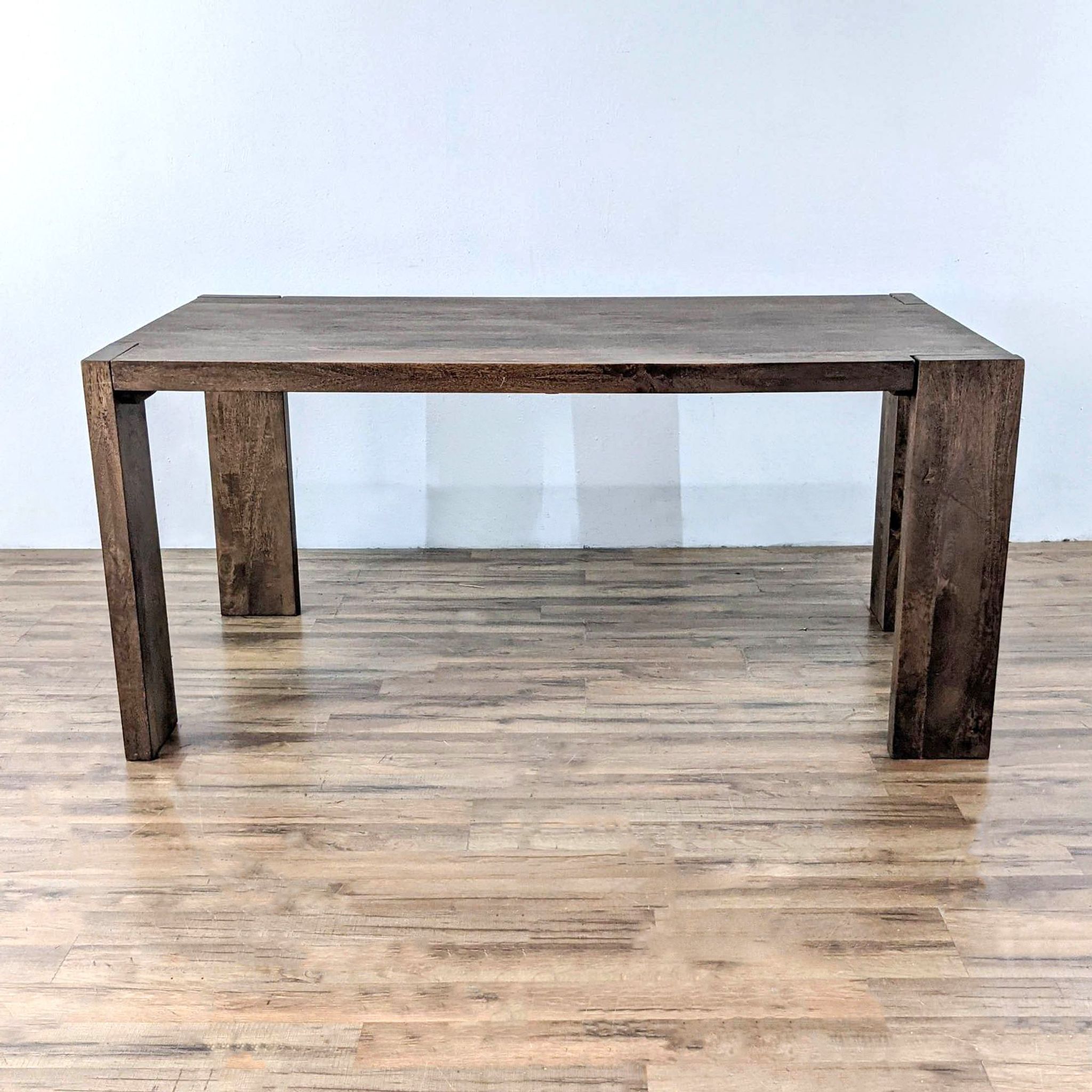 Crate & Barrel Terra Smoked Oak Dining Table - image 0