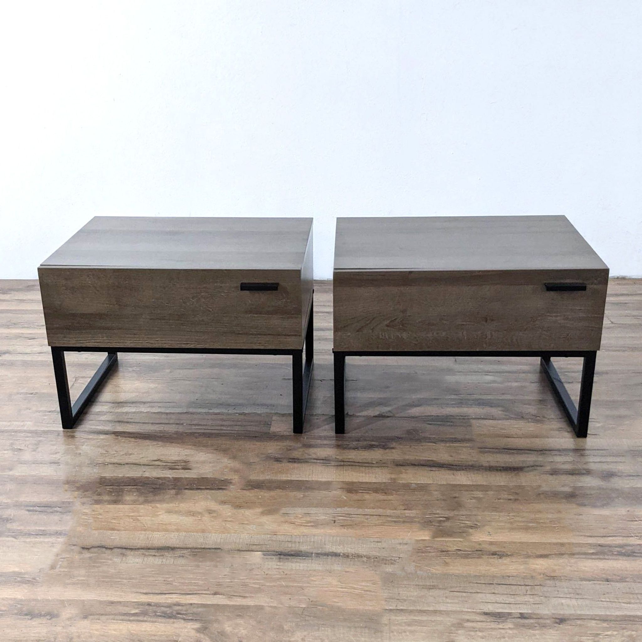 Pair of WLIVE One Drawer Nightstands - image 0