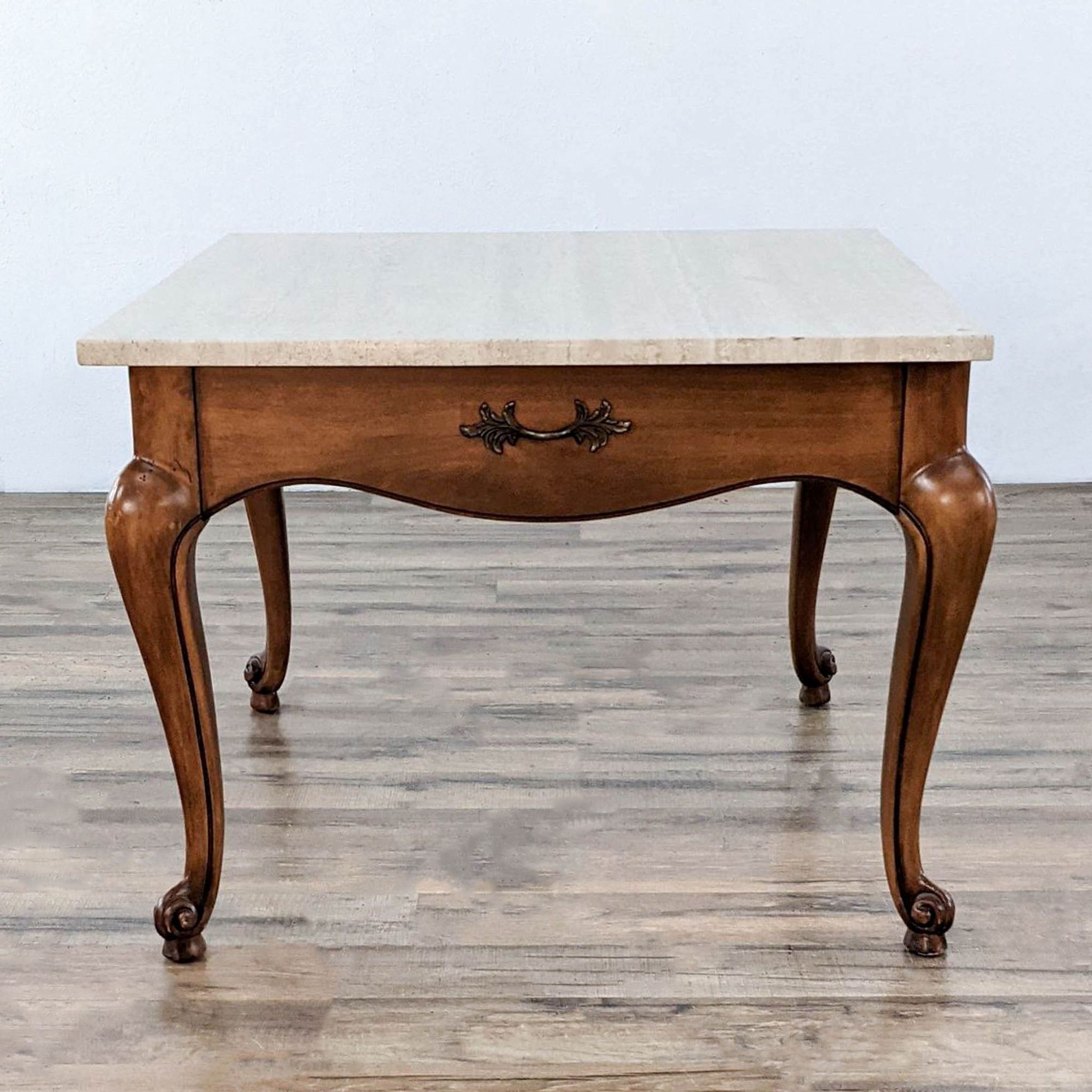 Italian Made Marble Top End Table - image 0
