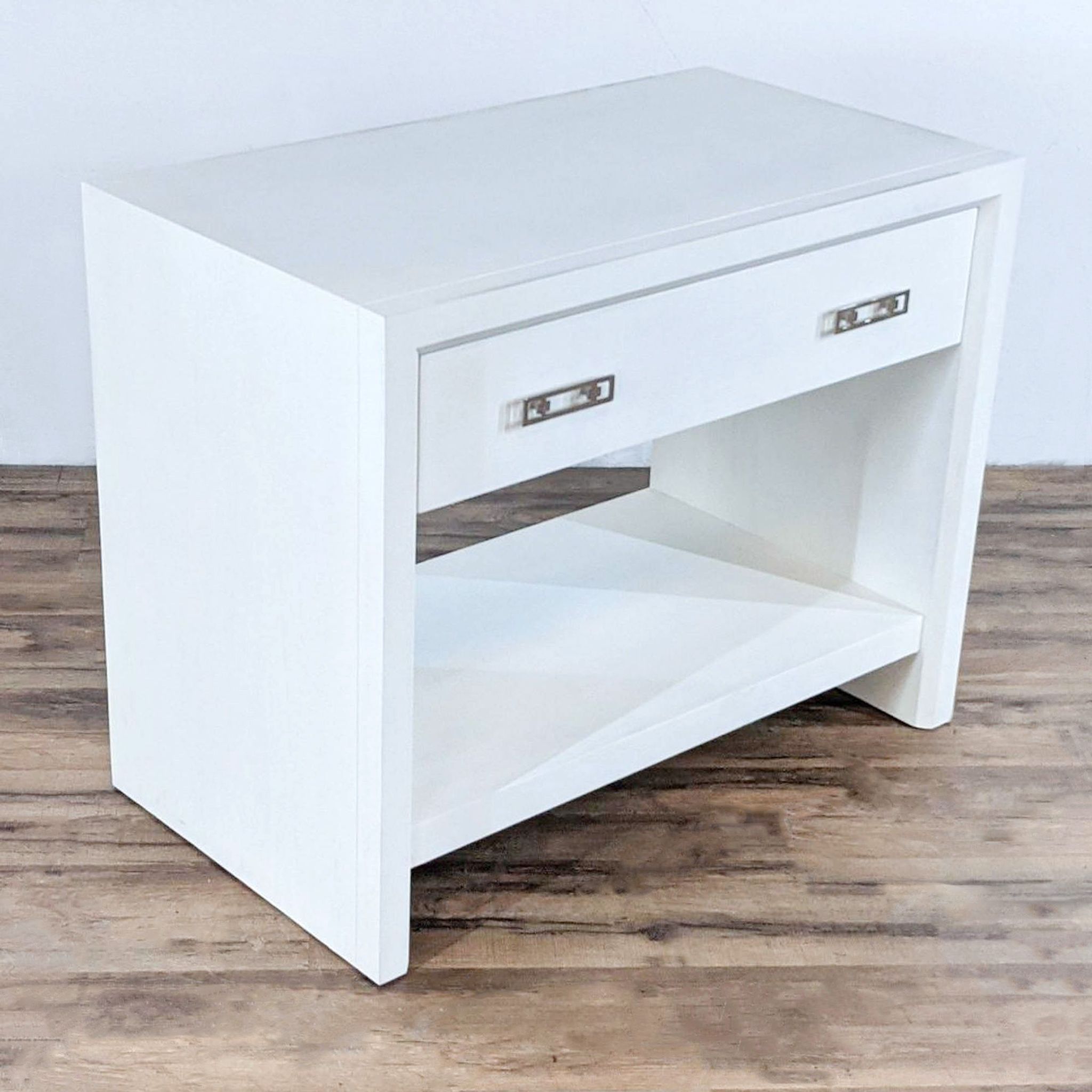 mitchell gold malibu dresser Pair of + Bob Williams One Drawer Side Tables | Mitchell Gold + Bob Williams - $2050 | Kashew Ecom Style:AP1D106464