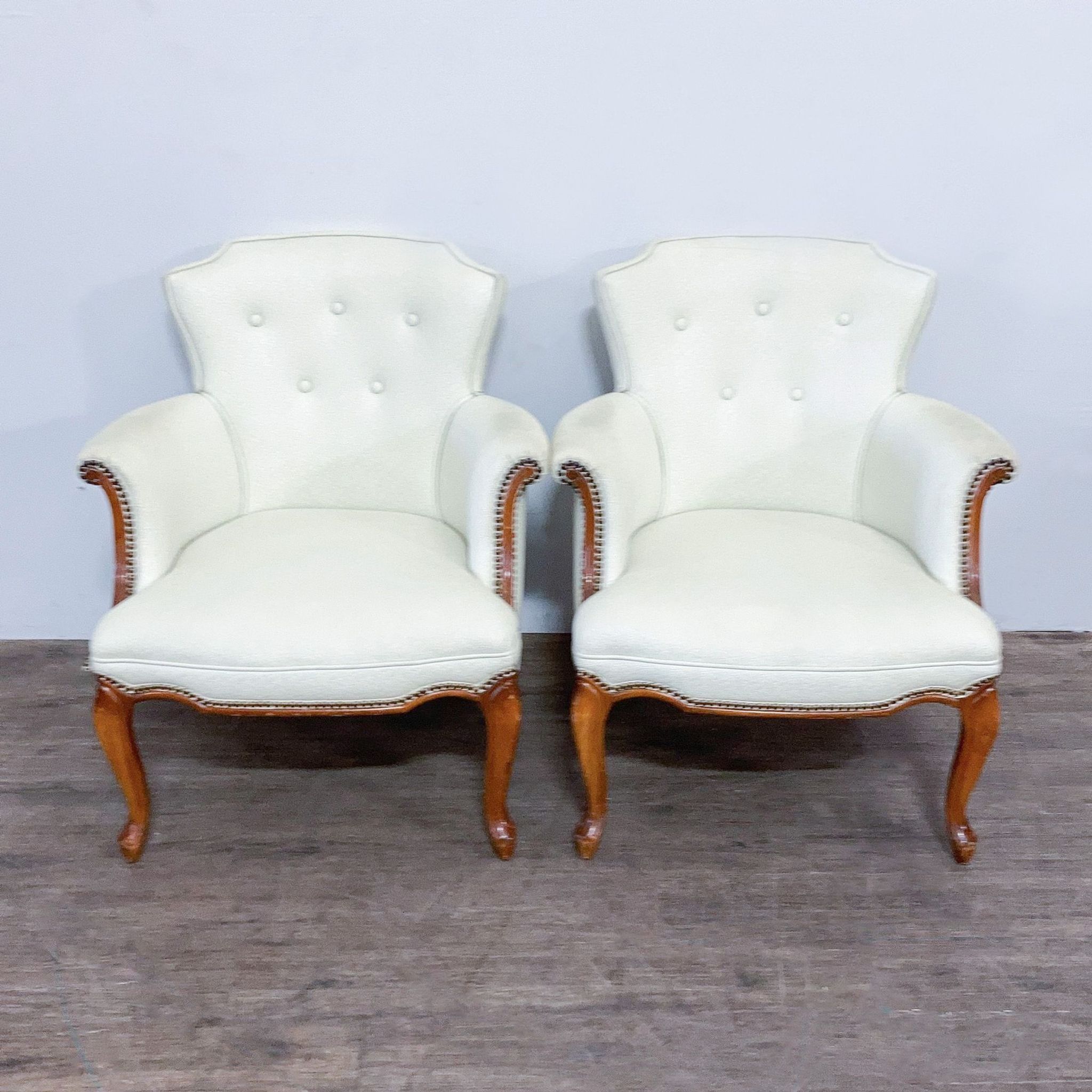 Pair of Vintage French Provincial Chairs - image 0