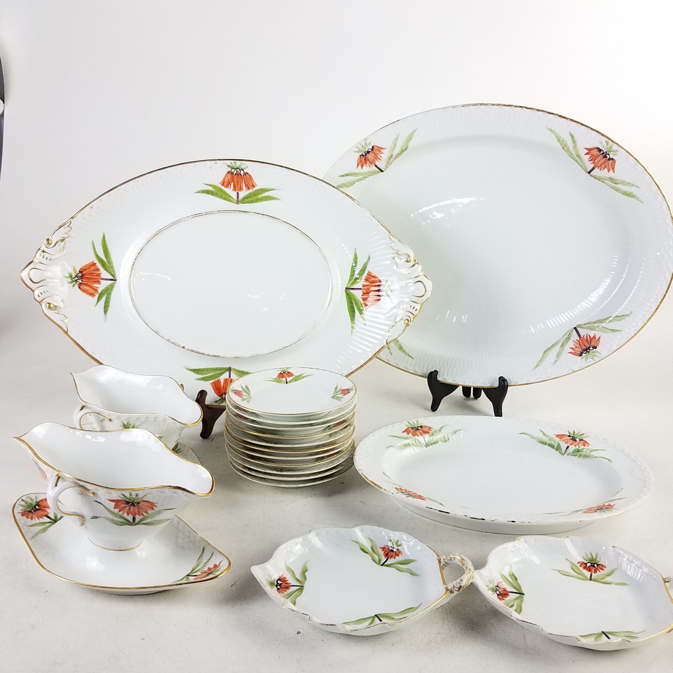 Royal Copenhagen Danish Vintage Rare Porcelain Dishware Set eBay